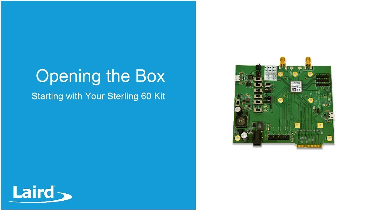 Sterling 60 Wi-Fi + Bluetooth - What's in the Box?