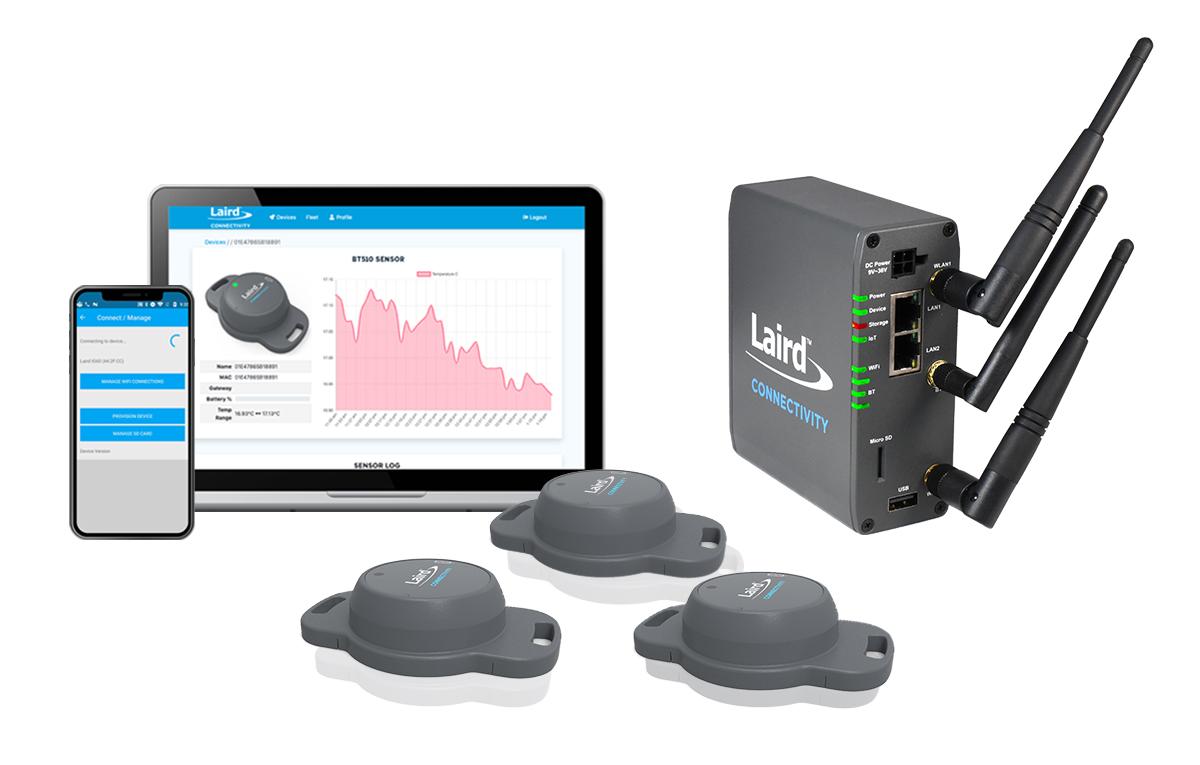 New Multi-Wireless IoT Gateway from Laird Connectivity Simplifies Connecting Bluetooth Sensors to the Cloud