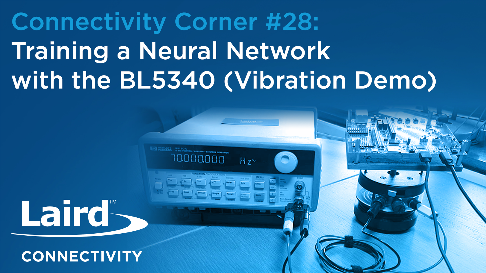 Episode 28: Training a Neural Network with the BL5340 (Vibration Demo)