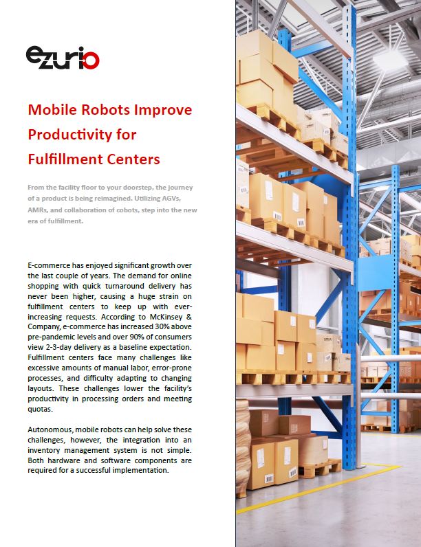 Mobile Robots Improve Productivity for Fulfillment Centers