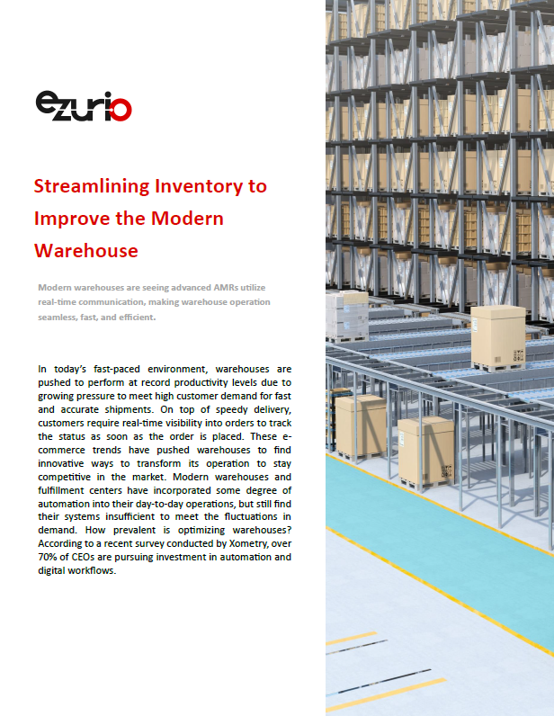 Streamlining Inventory to Improve the Modern Warehouse