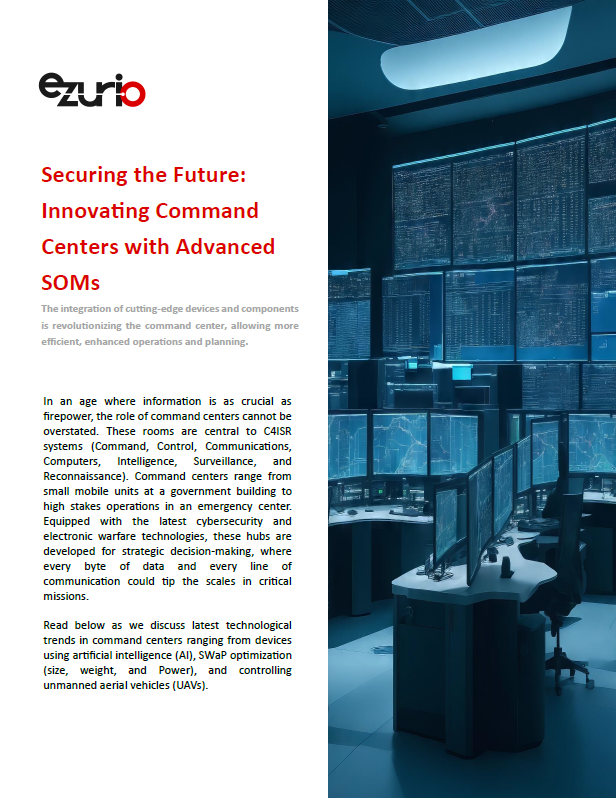 Securing the Future: Innovating Command Centers with Advanced SOMs