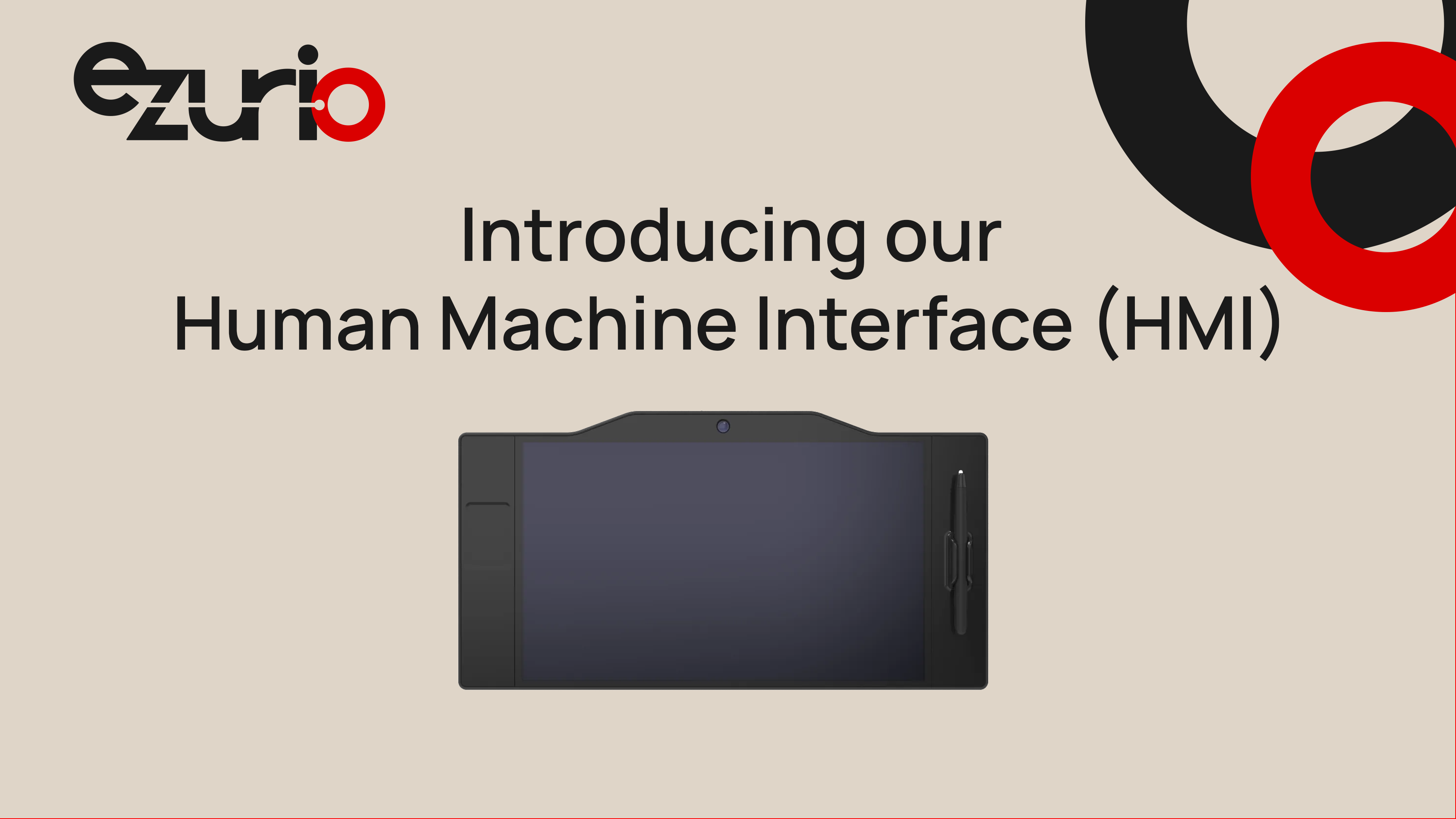 Introducing our Human Machine Interface (HMI)