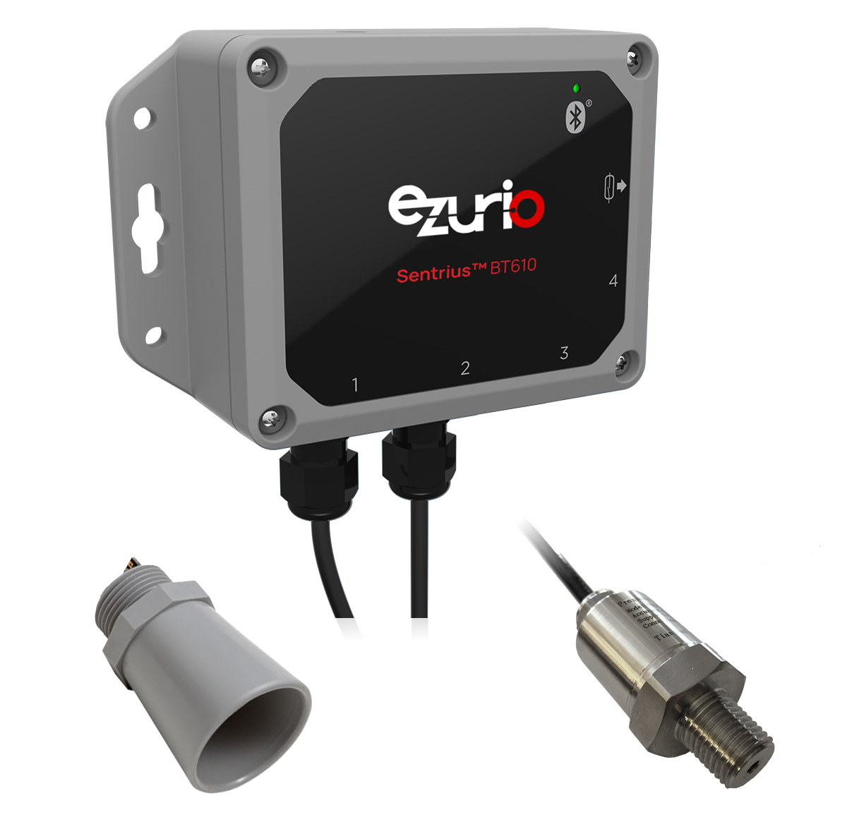 Sentrius™ BT610 I/O Sensor + Ultrasonic/Pressure Sensors