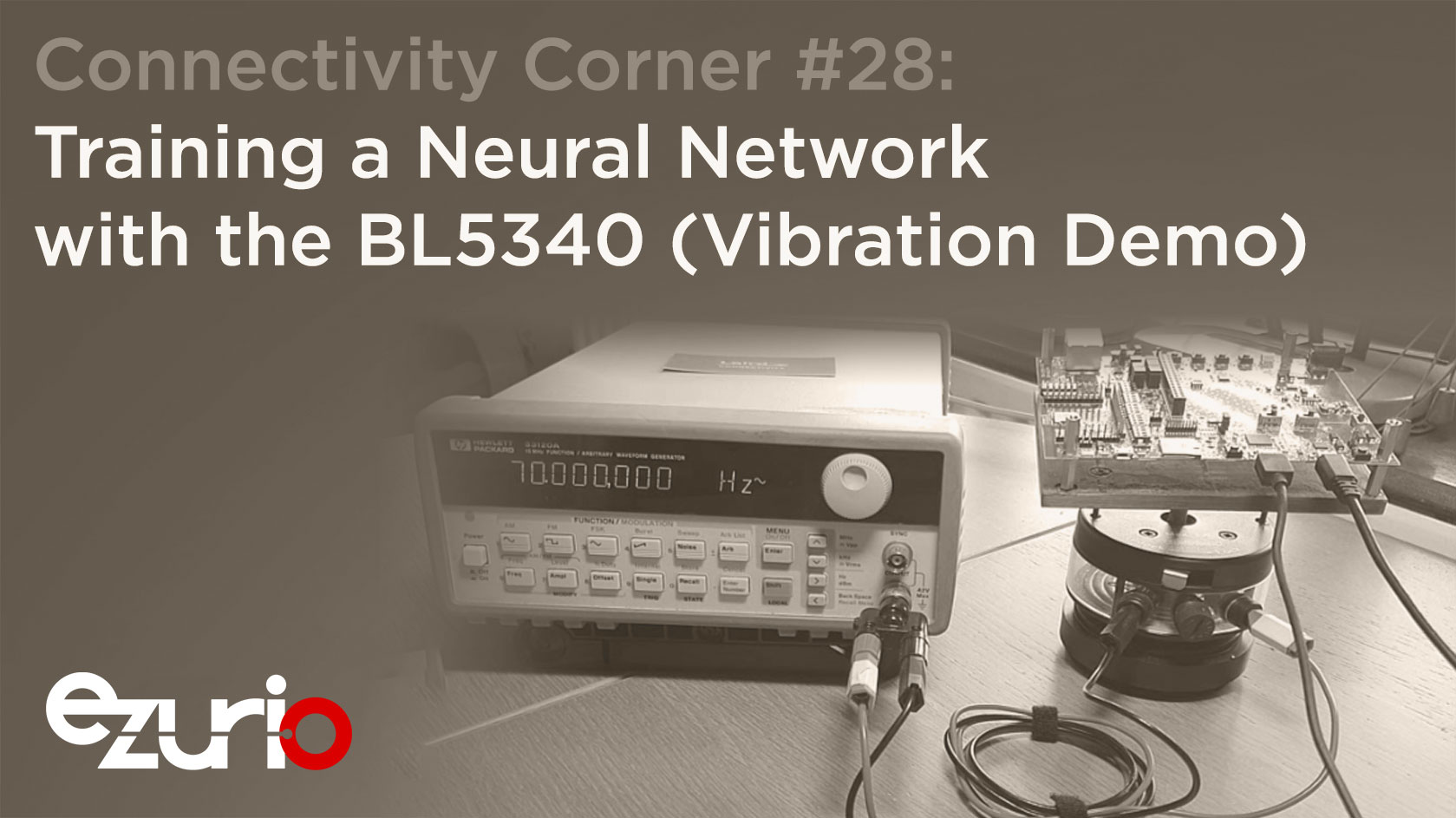 Episode 28: Training a Neural Network with the BL5340 (Vibration Demo)