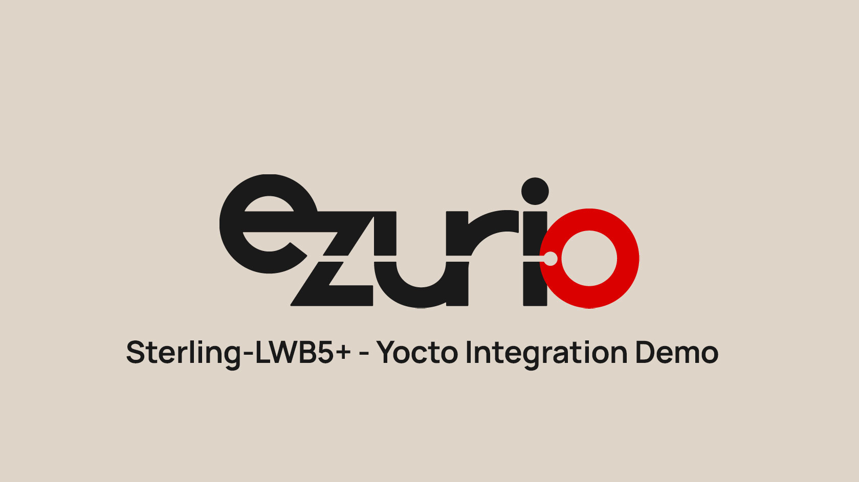 Sterling-LWB5+ - Yocto Integration Demo