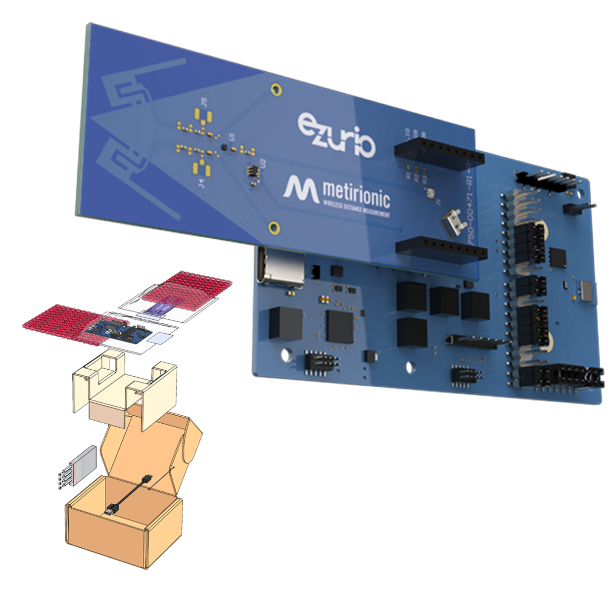 BL54L15u Channel Sounding Kit - Ezurio and Metirionic