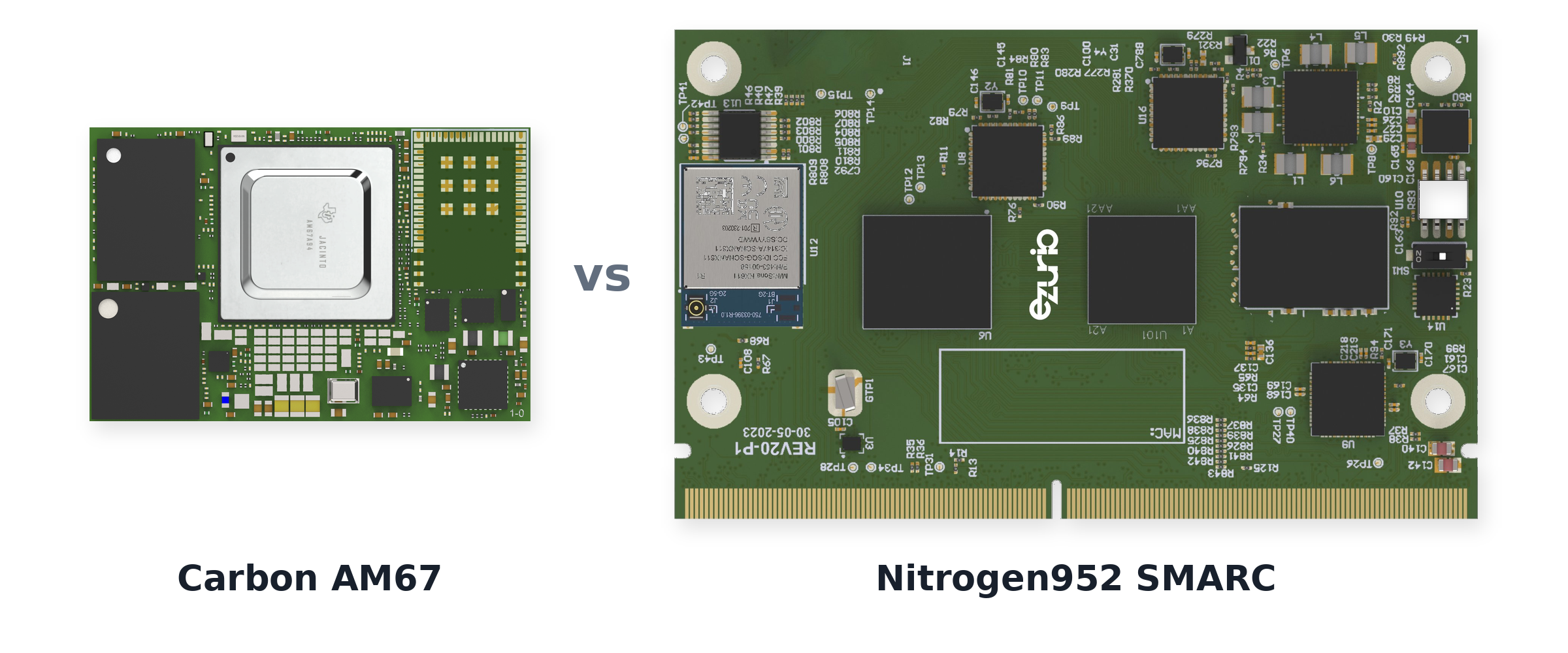 Choosing a Platform: Carbon AM67 OSM-MF vs. Nitrogen952 SMARC