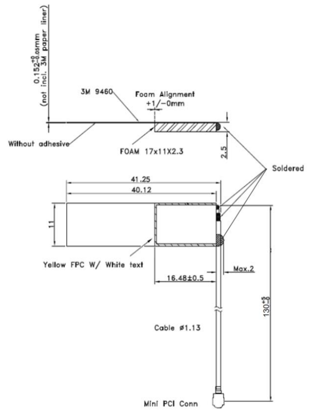 A diagram of a rectangular object
Description automatically generated