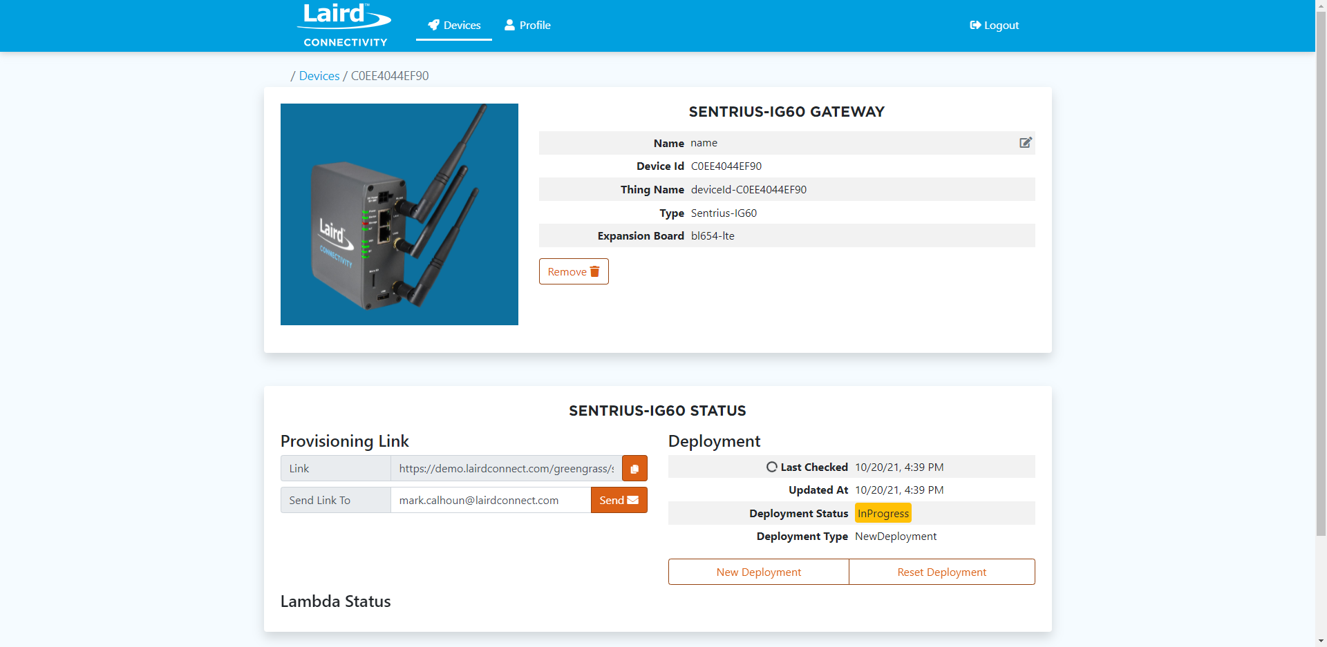 Bluegrass Deploy In Progress