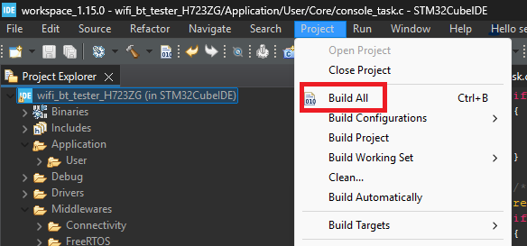 Build Application
