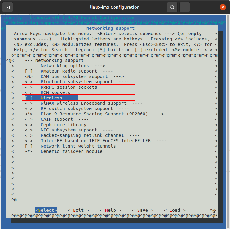 Kernel Menuconfig - Networking