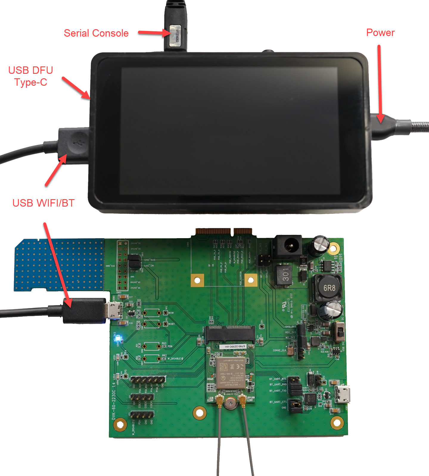 stm32 and st60-2230c-uu