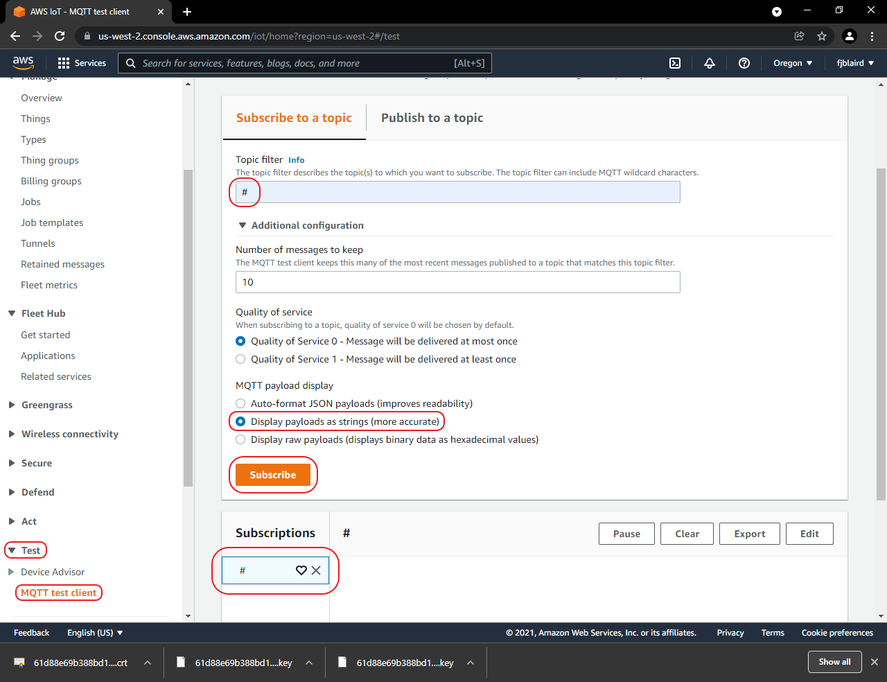 TestMQTT