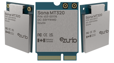 Ezurio Announces the Sona™ MT320: The First Industrial Grade Wi-Fi 6 + Bluetooth Module Powered by MediaTek Filogic 320 Technology