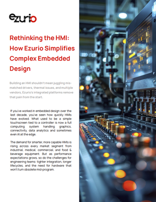 Rethinking the HMI: How Ezurio Simplifies Complex Embedded Design