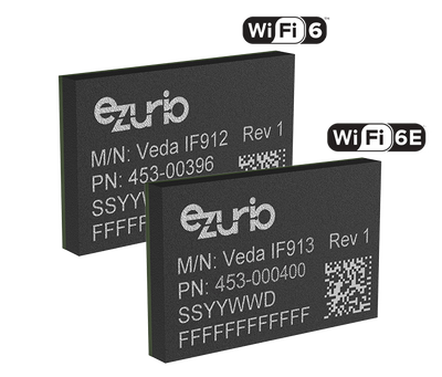 Ezurio’s Veda IF912 and IF913: Two Wi-Fi Module families with no external Host MCU Required. Now in Stock