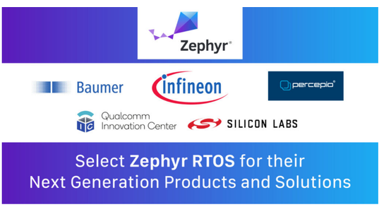 Zephyr Project Grows with New Memberships and Design Commitments