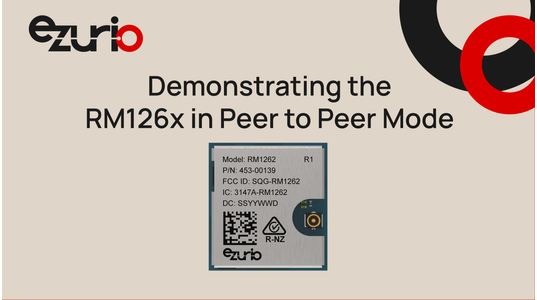 Demonstrating the RM126x in Peer to Peer Mode