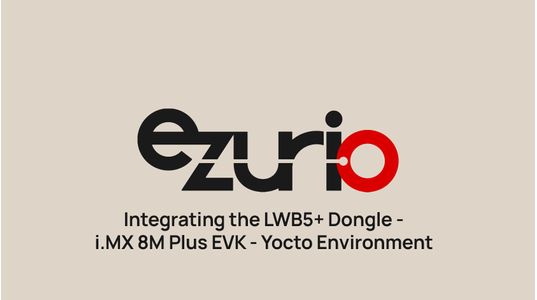 Integrating the LWB5+ Dongle - i.MX 8M Plus EVK - Yocto Environment
