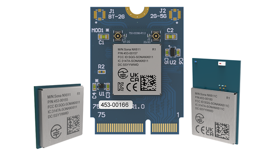 Ezurio Announces the Newest Addition to Their Wi-Fi 6 Portfolio: The Sona™ NX611 Featuring the NXP IW611 Chipset for Next-Generation Industrial IoT Applications