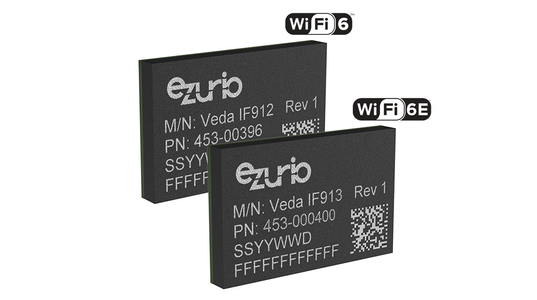 Ezurio’s Veda IF912 and IF913: Two Wi-Fi Module families with no external Host MCU Required. Now in Stock