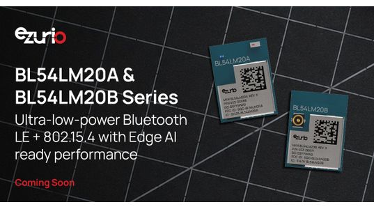 Ezurio's New BL54LM20A + BL54LM20B Series Put Edge AI Within Reach of  Every Bluetooth LE Developer