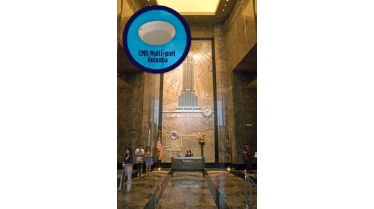 Laird Antennas Enable Cellphone Connectivity Inside Empire State Building