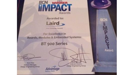 Laird Wins ECN Impact Award for BT900 Series