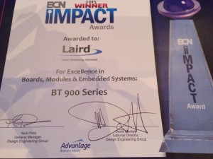 Laird Wins ECN Impact Award for BT900 Series